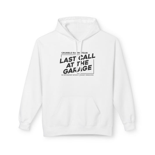 Last Call At The Garage Hoodie | Plus size