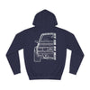 Wireframe Hoodie Ford Escort MK2