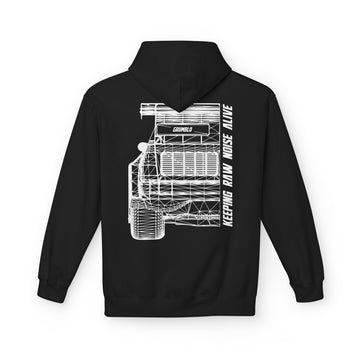 Wireframe Hoodie Audi Sport Quattro S1 | Plus size