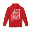 Wireframe Hoodie Ford Escort MK1 | Plus size