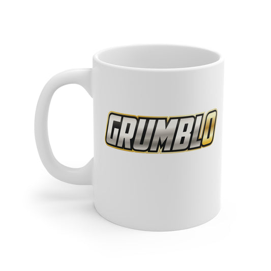 Grumblo Golden Chrome Mug