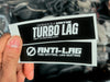 Turbo lag & Anti-lag Sticker Set 2pcs 10cm