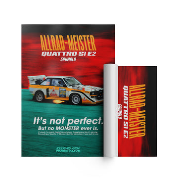 Quattro S1 E2 "It's Not Perfect" - Vintage Motorsport Poster