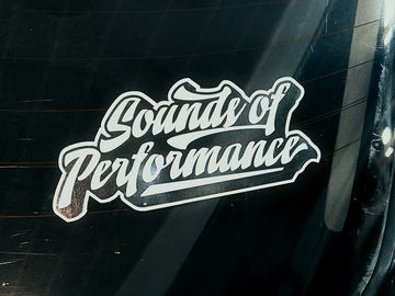 Sounds Of Performance Cut-out Sticker 15cm