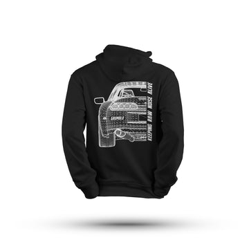 Wireframe Hoodie Toyota Supra MK4