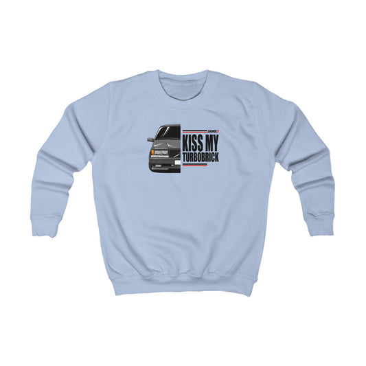 Kiss My TurboBrick | Kids Automotive Sweatshirt