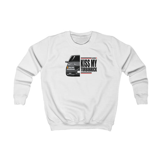 Kiss My TurboBrick | Kids Automotive Sweatshirt