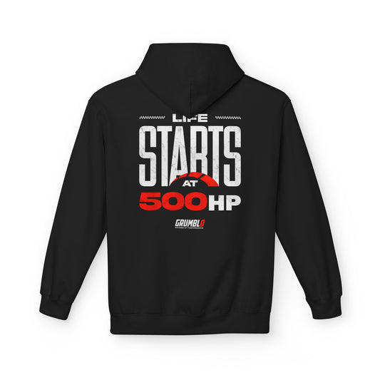 Life Starts At 500HP Hoodie | Plus size