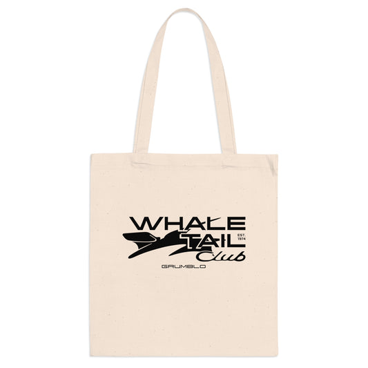Whale Tail Club Tote Bag for Car Enthusiasts