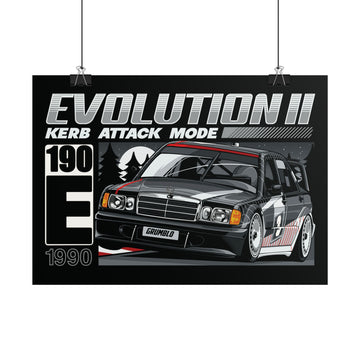 190E Evo II Poster