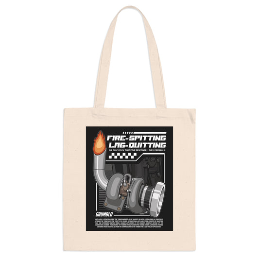 Anti-lag Tote Bag for Car Enthusiasts