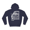 Wireframe Hoodie Mazda RX-7