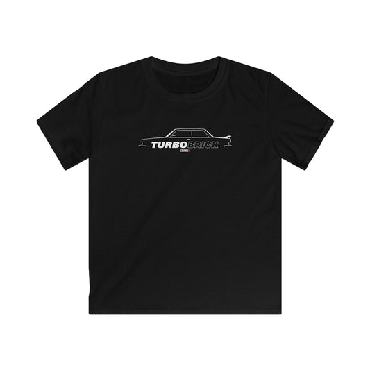 TurboBrick Silhouette | Kids Automotive T-shirt