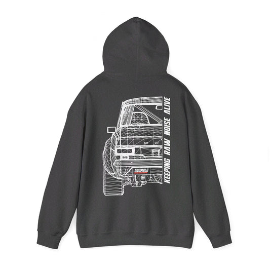 Wireframe Hoodie Ford Escort MK1