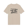 Last Call At The Garage T-shirt