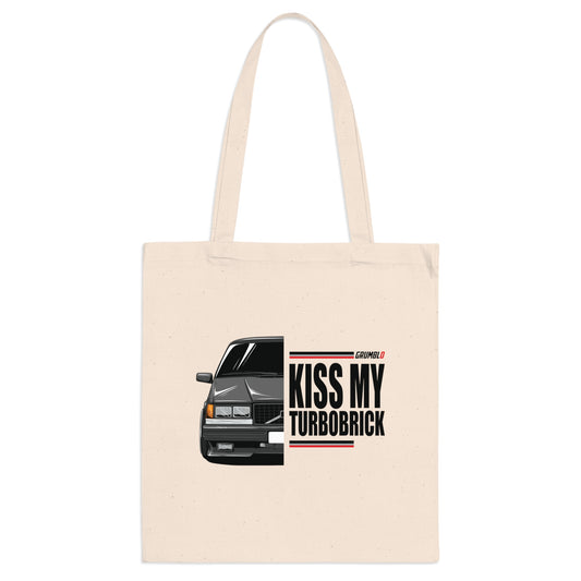 Kiss My Turbobrick Tote Bag for Car Enthusiasts