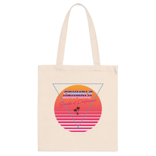 Grumblo Retrowave Tote Bag for Car Enthusiasts