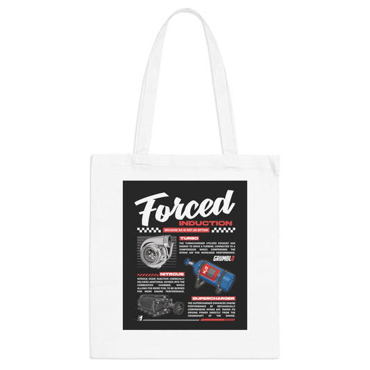 Forced Induction Tote Bag for Car Enthusiasts