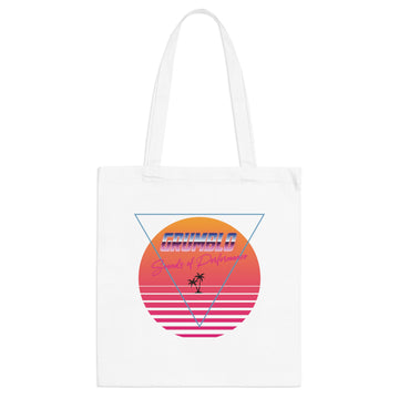 Grumblo Retrowave Tote Bag for Car Enthusiasts