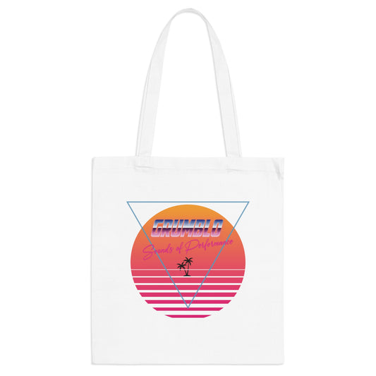 Grumblo Retrowave Tote Bag for Car Enthusiasts