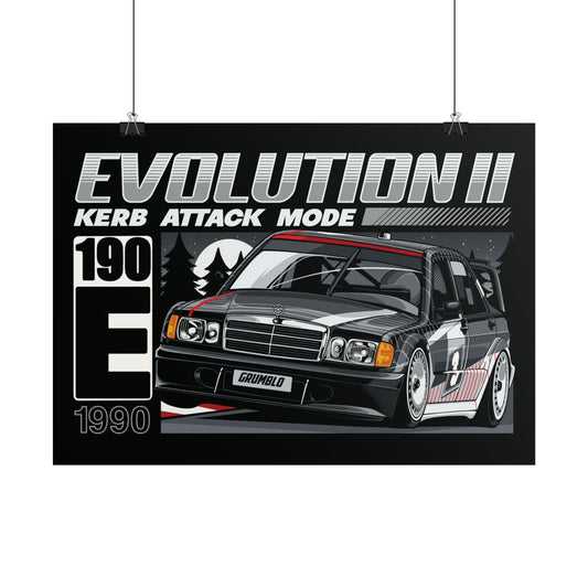 190E Evo II Poster