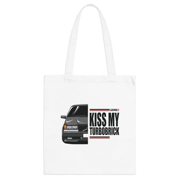 Kiss My Turbobrick Tote Bag for Car Enthusiasts