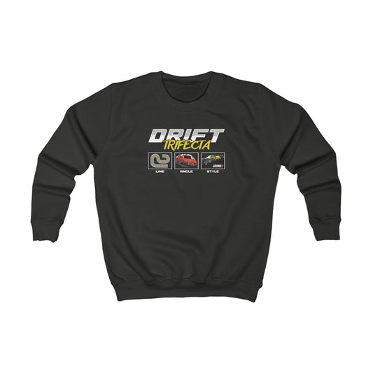 Drift Trifecta | Kids Automotive Sweatshirt