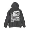 Wireframe Hoodie Toyota Supra MK4