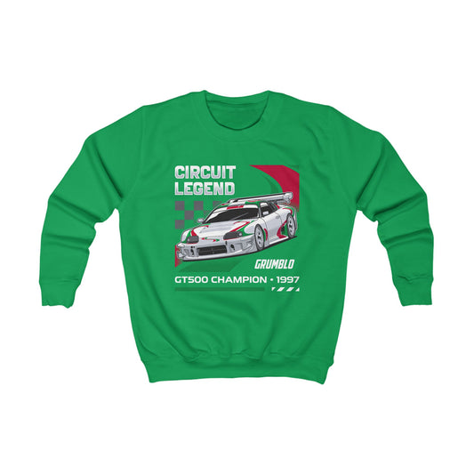 Circuit Legend - JGTC Supra | Kids Automotive Sweatshirt