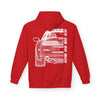 Wireframe Hoodie Toyota Supra MK4 | Plus size
