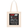 TYP 89 Tote Bag for Car Enthusiasts