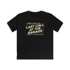 Last Call At The Garage | Kids Automotive T-shirt