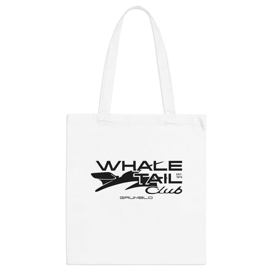 Whale Tail Club Tote Bag for Car Enthusiasts