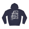 Wireframe Hoodie BMW E30 M3