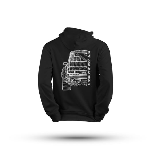 Wireframe Hoodie Ford Escort MK1