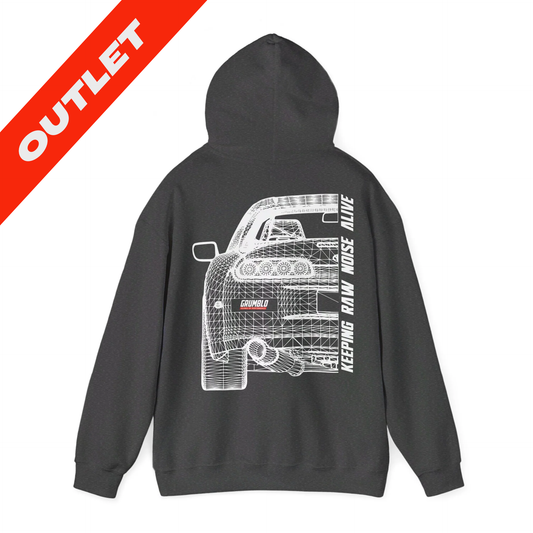 Wireframe Hoodie Toyota Supra MK4 | Outlet