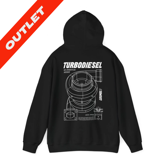 Turbodiesel - No Sparkplug Needed Hoodie | Outlet