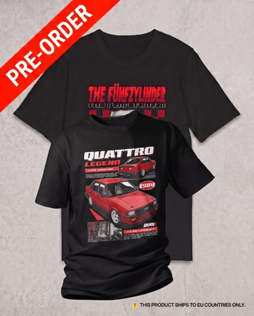Quattro II Giveaway T-shirt PRE-ORDER Bundle 7% Off